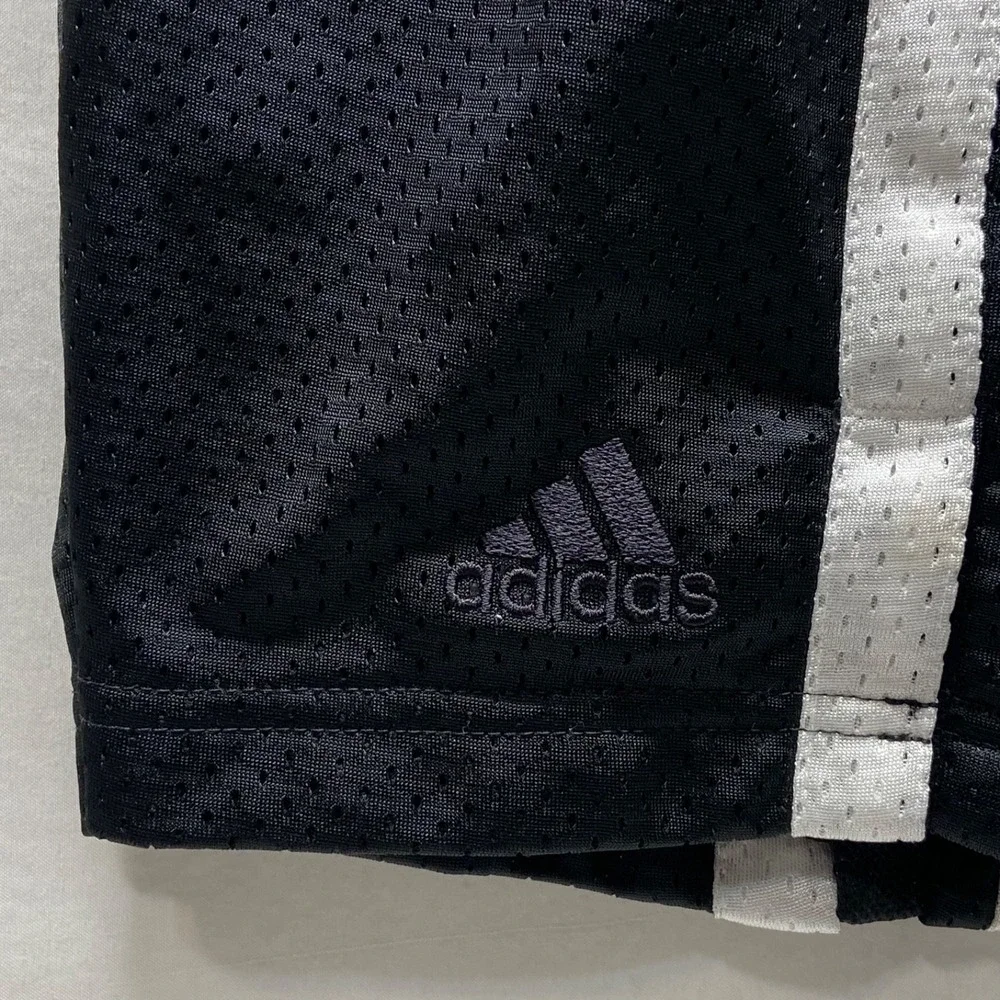 Adidas Aero Ready Shorts Men's M Black‎ Mesh White Classic Stripe 7